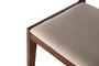 GINER Y COLOMER Lot de 2 chaises en bois d'acacia tapissées en tissu, couleur cerise - Dimensions: 44x52x85 cm